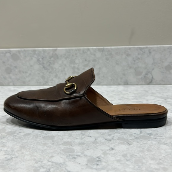 Gucci Princetown Mules/Slippers. Brown. - Picture 7 of 8